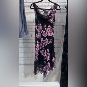 Vintage beaded floral dress